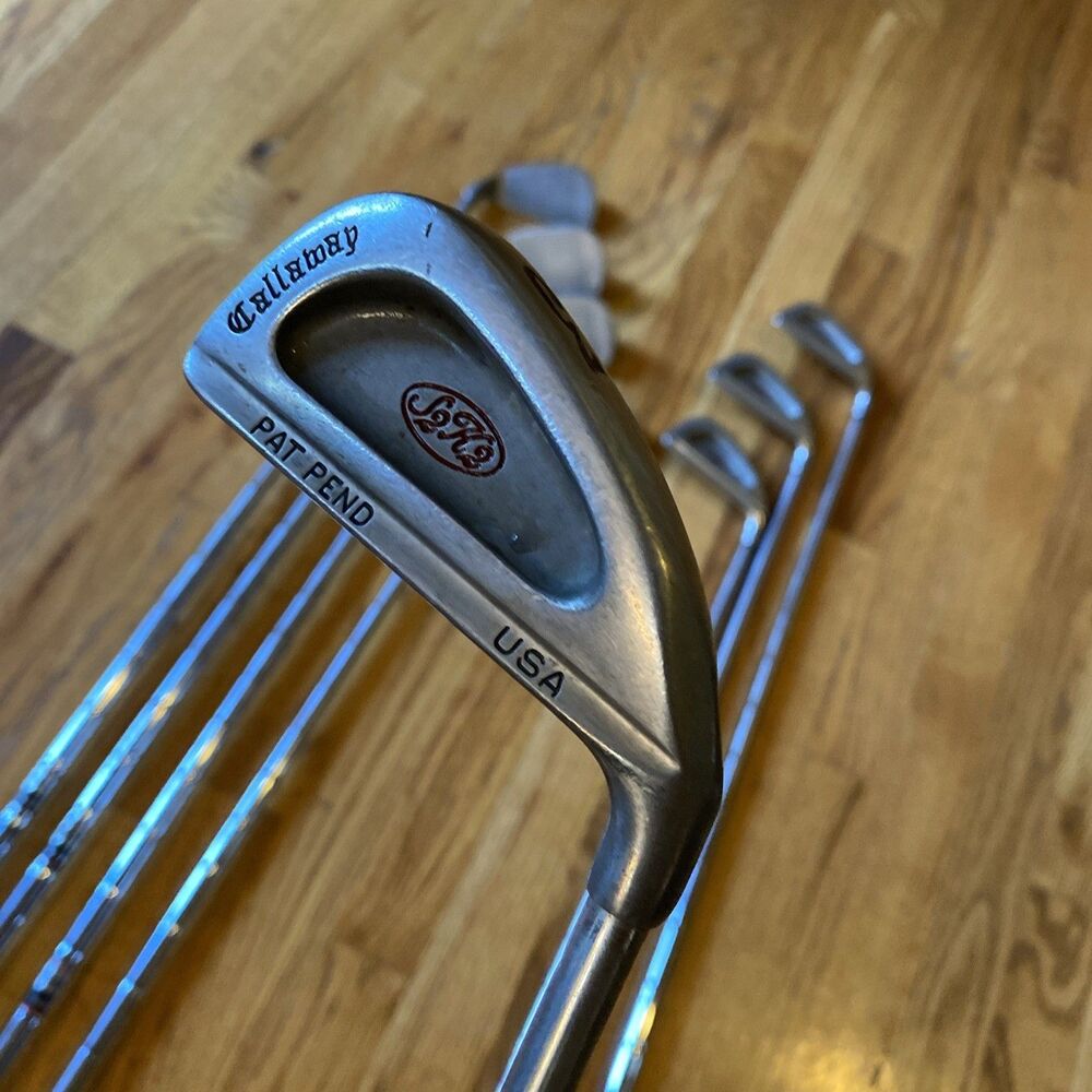 Callaway S2H2 Right-Handed Iron Set 3-PW 8 Clubs Memphis 10 Steel Shafts Silver